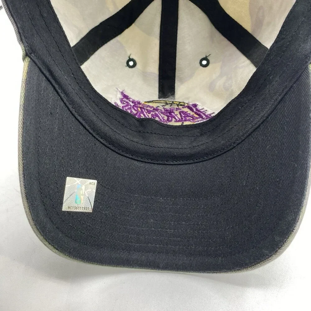 Los Angeles Lakers Hat Adjustable 47 Brand Gren Camo Clean Up MLB Strapback NWOT